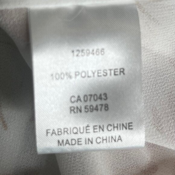 Rachel Rachel Roy Sleeveless Blouse Womens Medium White Gold Ruffle Sleeves - Picture 8 of 9